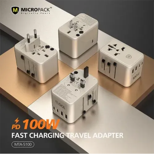 Micropack MTA-5100 100W 5 Port Universal Travel Adapter